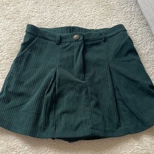Green skirt